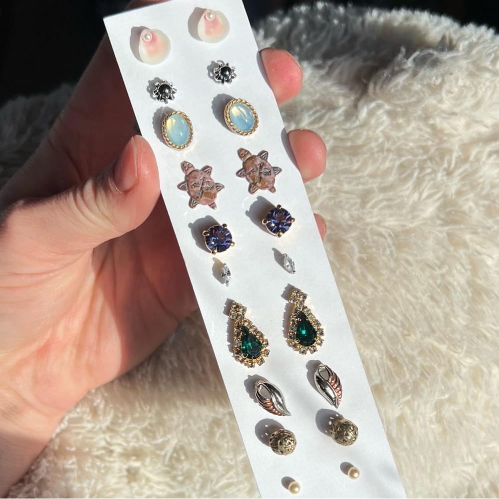 Vintage to Modern Stud Earrings